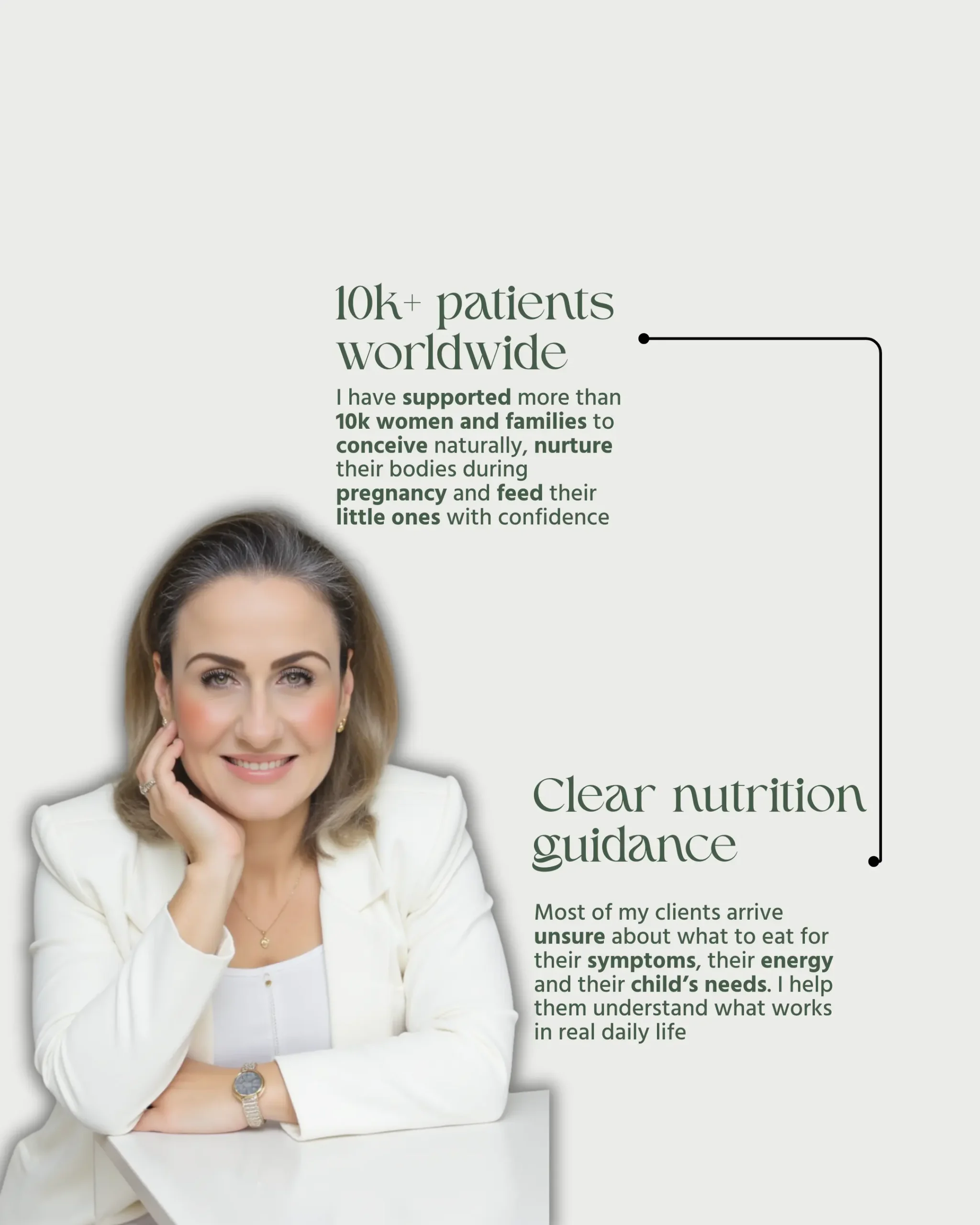 Natércia Ferreira, maternal and infant dietitian specialising in fertility, pregnancy, and early childhood nutrition