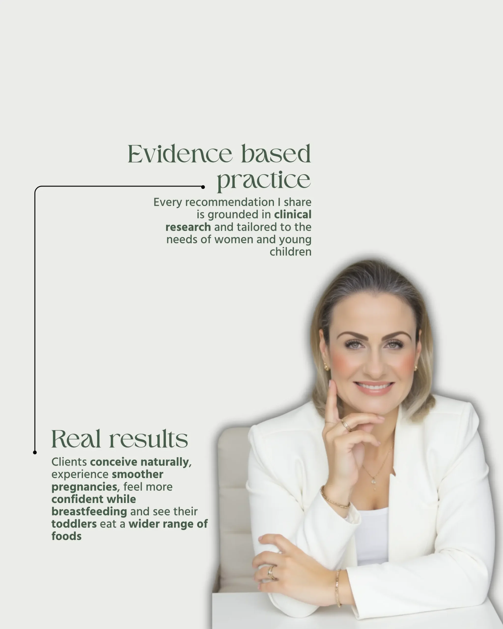 About Me Natércia Ferreira providing personalised fertility and pregnancy nutrition support